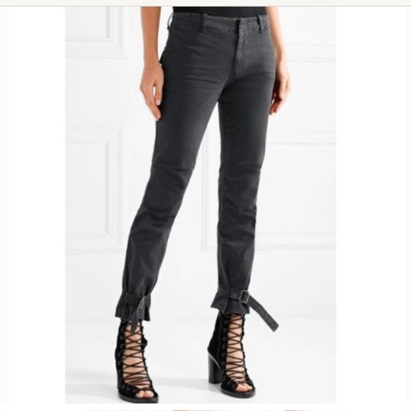 NILI LOTAN Pants Bradley Tie Ankle Goth Festival
